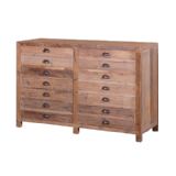 Studio Industrial Double Wooden Chest